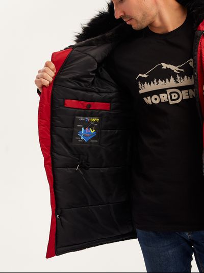 Куртка N3B COMPASS RED/BLACK