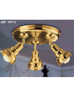 Люстра трехрожковая Moretti Luce Spotisland 1077.D 220В 60Вт E27 115х450Х210мм