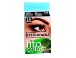 Fito color Крем-краска для бровей и ресниц тон черный  Арт1211 2х2мл