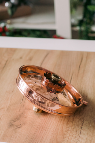 Аламбик 10л с колонной и с линзой  Португалия (CopperCrafts) арт.1033