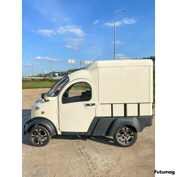 Квадрицикл грузовой GreenCamel Тендер X1200 Квадро (72V 2500W) кабина, BOX, понижающая 52 Ah