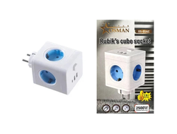 удлинитель OSMAN OS-EU4C 2500W (4 розетки+2 USB+1 PD)