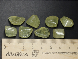 Апатит зеленый, галтовка в ассортименте, Бразилия (14-17 мм, 2,1-2,7 г) №28503