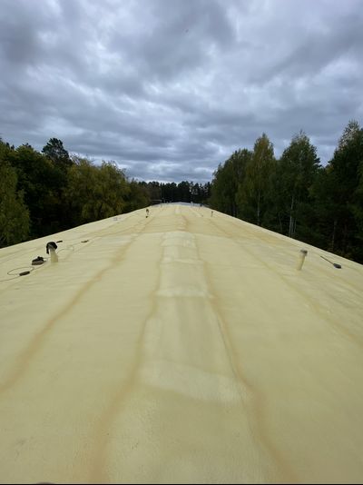 Утепление кровли пенополиуретаном