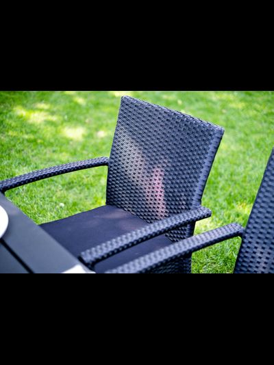 Столовая группа Milano черная