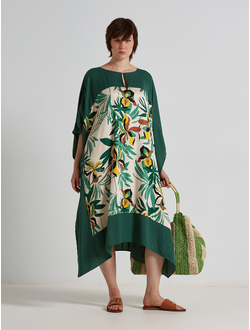 Платье зеленого цвета