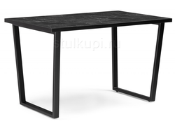 Стол Лота Лофт 120 25 мм креатель / черный матовый