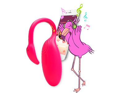 861098 Smart вибратор Flamingo Magic Motion