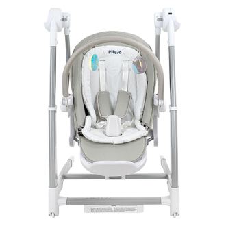 Стульчик для кормления 3в1 Pituso Triola Light Gray/Светло-серый