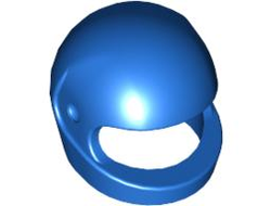 Minifigure, Headgear Helmet Motorcycle Standard, Blue (2446 / 244623 / 244673 / 4106305 / 4298618 / 4569132 / 6013414)