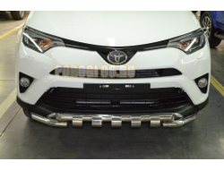Защита переднего бампера (G) d60 для Toyota RAV4 (2015-2019)