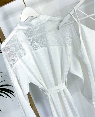 Домашняя одежда Виктория Сикрет 4в1 цвет белый