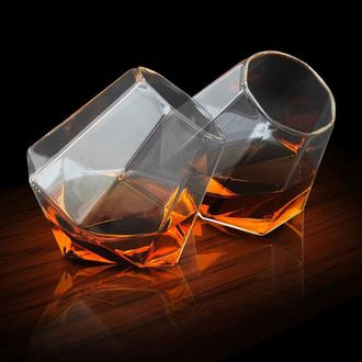 Honana Креативный стеклянный кубок для виски Кристал