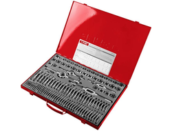 Набор метчиков и плашек МАСТЕР, сталь 9ХС, 110 предметов ЗУБР 28119-H110_z01