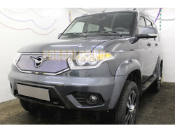 Защита радиатора Уаз Патриот (рестайлинг 3) 2016- chrome