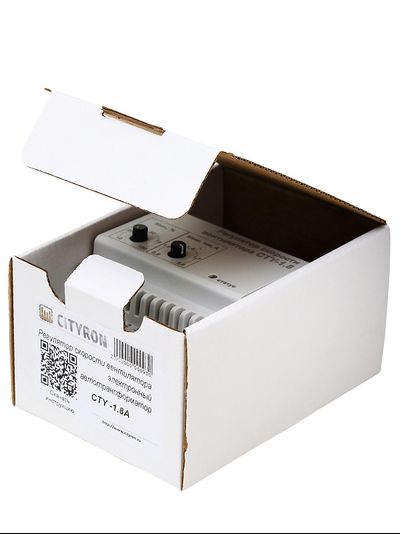 CTY-1.8 РЕГУЛЯТОР СКОРОСТИ ВЕНТИЛЯТОРА 220В (1,8А)