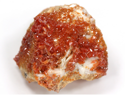 Ванадинит, кристаллы на породе, Марокко (38*34*28 мм, 41 г) №35875