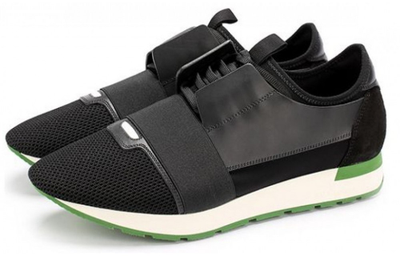 Balenciaga Rage (БАЛЕНСИАГА) черно-зеленые женские (36-40)