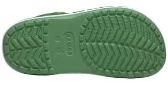 Crocs Bayaband Clog темно-зеленые с белым