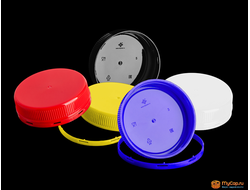 Крышка пластиковая Ирма DIN 58 с контролем первого вскрытия