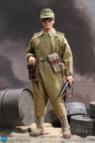 Капитан немецкого Африканского корпуса - КОЛЛЕКЦИОННАЯ ФИГУРКА 1/6 WW2 German Afrika Korps Infantry Captain – Wilhem (D80151) - DID