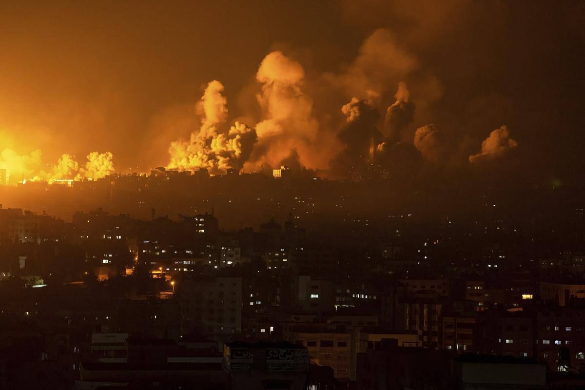 Израильские бомбардировки сектора Газа. Начало октября 2023 года