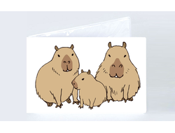 Обложка на зачетную книжку Капибара, Kapibara-san №21