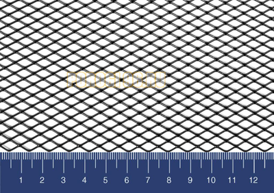 Универсальная сетка 1000х250 R10 черная, 1 шт.