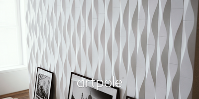 Гипсовая панель WATERFALL platinum артикул E-0056