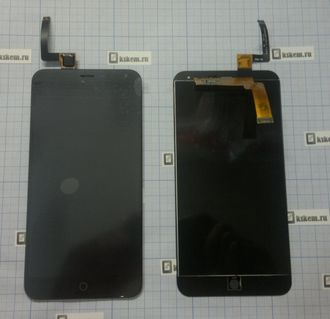 Дисплей для Meizu M1 note в сборе с тачскрином, черный
