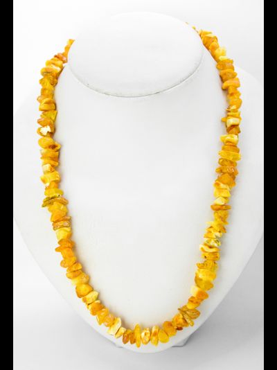 Бусы из матового янтаря 01164 55 см