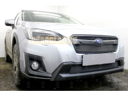 Защита радиатора Subaru XV 2017- black низ