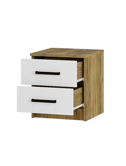 Тумбы прикроватные Евро ТБ-12 крафт/белый (Мебелони)