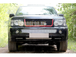 Защита радиатора Land Rover Range Rover Sport I 2005-2009 chrome середина PREMIUM