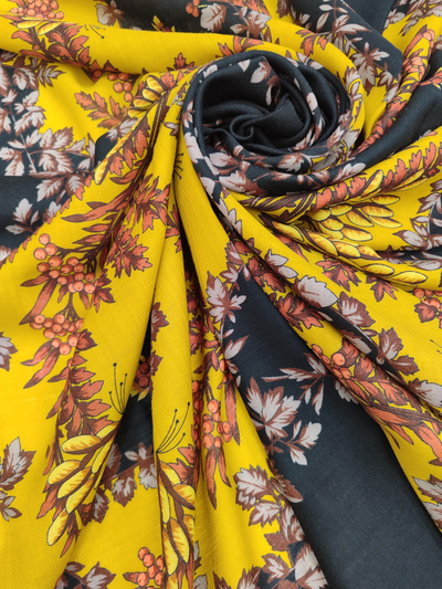 Павловопосадский платок Рябина 352-18