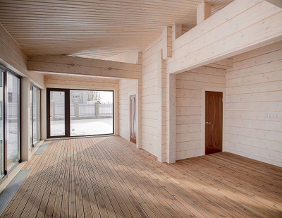 Баня из клееного бруса КБ-09, 90 м2