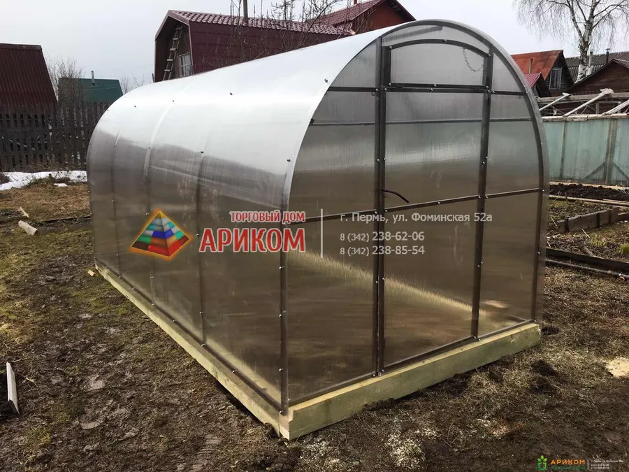 Теплицы и сотовый поликарбонат в Перми от Ариком
