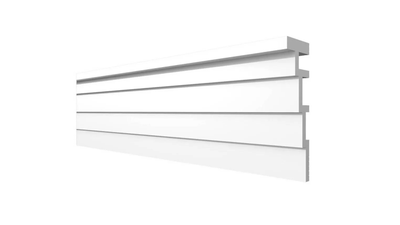 Потолочный плинтус DECOR-DIZAYN DD514, из дюрополимера, под покраску, ударопрочный, 2 метра