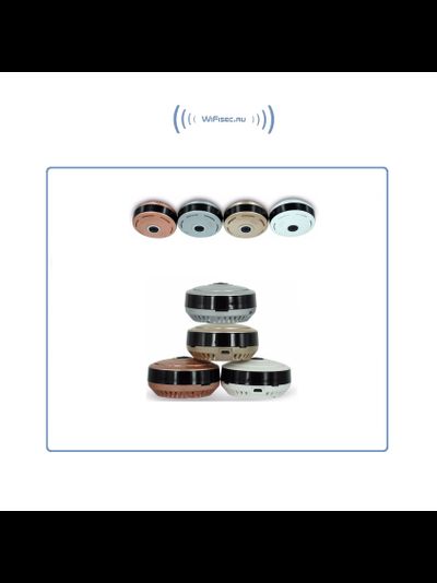 Потолочная/настенная WiFi видеокамера панорамная с DVR (fish_ufo_S), 960P HD (360EyeS)