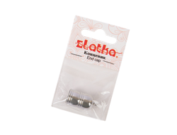 Концевик 10х15 мм "Zlatka" 2шт. цвет под античное серебро