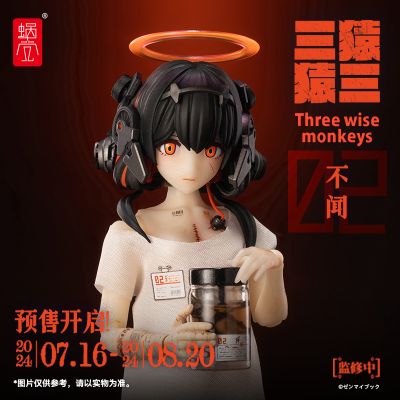 Девочка-киборг (с наушниками) - Коллекционная фигурка 1/12 SCALE three wise monkeys 02 hear no evil (06975212920405) - Snail Shell