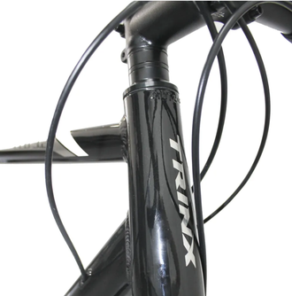 Гравийный велосипед Trinx Climber CLB 3.2-700/540 mm черный серый зеленый