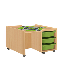 МНОГОФУНКЦИОНАЛЬНЫЙ СТОЛ 3 ДВУСТОРОННИЙ