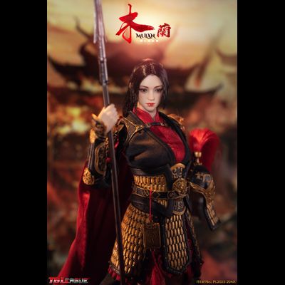 Китайская воительница Мулан (в черном) - КОЛЛЕКЦИОННАЯ ФИГУРКА 1/6 MULAN - Black (PL2023-204A) - TBLeague