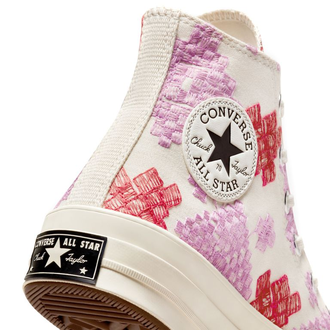 Кеды Converse Chuck Taylor All Star Lift Bright Embroidery с вышивкой