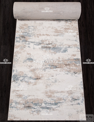 КОВРОВАЯ ДОРОЖКА NATUREL D994 BEIGE-BLUE / ШИРИНА 1 М