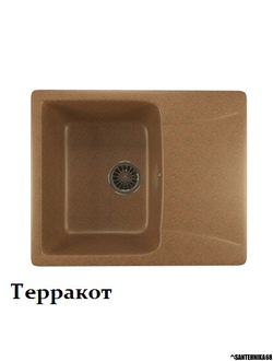 Мойки из искусственного мрамора MIXLINE ML-GM26 с крылом 470*580*190мм