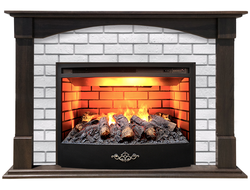 Электрокамин Квинт BL с очагом 3D FireStar 25.5