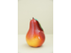 Груша с листом (красная)
