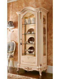 ВИТРИНА 1-ДВЕРНАЯ CPRB01/L (L100*P53*H209) LACCATO VALDERAMOBILI